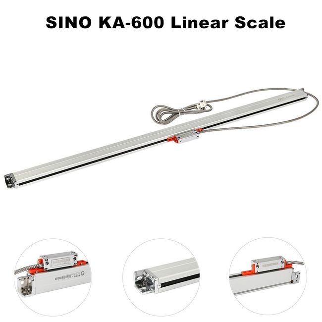 Where are glass scale linear encoders used?