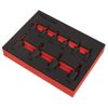 Sealey AK5526 10pc 1/4" & 3/8"Sq Drive Low Profile TRX-Star* Impact Socket Bit Set
