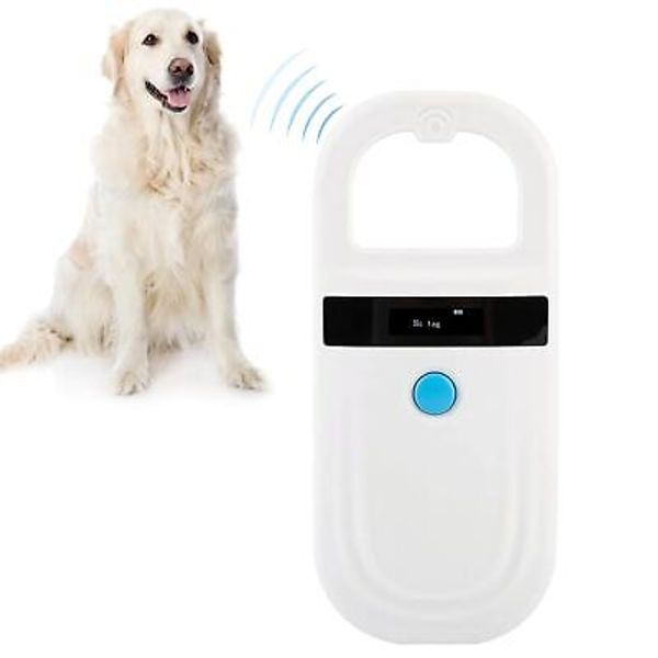 Microchip Reader Rechargeable Pet RFID EMID Micro Chip Reader Scanner 134.2kH...