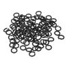 sourcing map Split Lock Washer, M4 304 Stainless Steel Spring Lock Washer 100pcs, Black