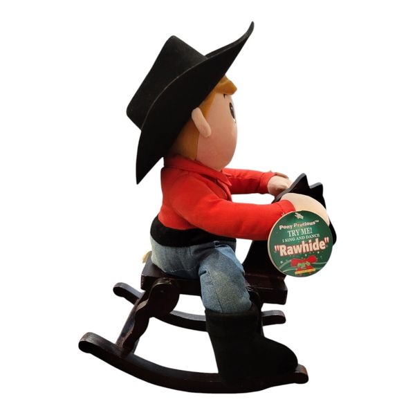 DanDee BATTERY OPERATED Cowboy ROCKING HORSE Toy SOUND & ROCKING Animated 2009