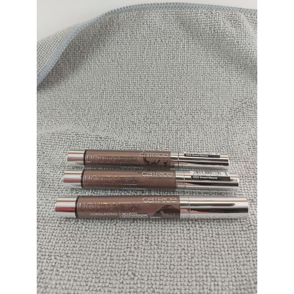 3 Catrice Liquid Metal LongLasting Cream Eyeshadow Smart Mauve #050 FREE SHIP