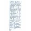 Deco Stickers- Happy Valentines-Silver