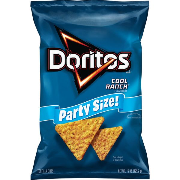 Doritos, Cool Ranch Flavored Tortilla Chips Party Size, 15 oz