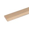 3 1/2" Wide X 5/8" HIGH Unfinished Oak Half Threshold (Butt up Threshold) (3 FT) (3 FT Long)