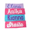 Glitter Initials, Name or Team Glitter Stretch Sports Headband