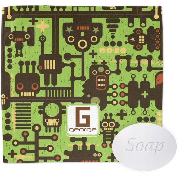 YouCustomizeIt Personalized Industrial Robot 1 Washcloth