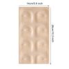 2 PCS 3d Silicone Tattoo Practice Skin Eyebrow Eyeline Microblading Tattoo Practice Leather Training Sheets