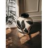 broste Copenhagen Herbert Vase Black/Rainy Day Grey 30 cm