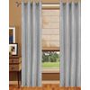 Shikma Silver Modern Look DRAPE Crushed Fabric, with lining 60 x 96 inch-Panel