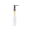 ZUHNE Built In Soap Dispenser Pump for Kitchen Sink, Top Refill, Stainless Finish