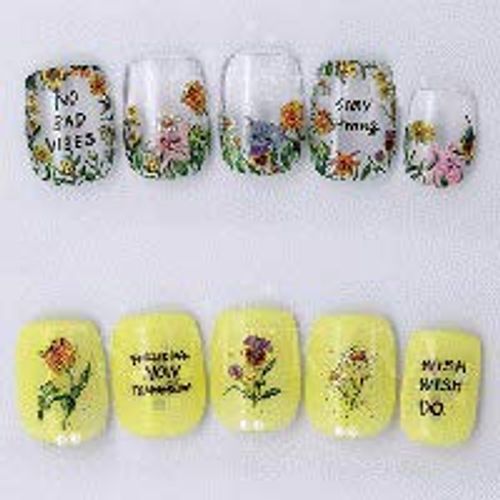 TSUMEKIRA Nail Sticker DAISY Produced 5 DAISY'S GARDEN YELLOW NNN-DAI-106