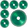 Comphic 6PCS Composite Multifunctional Grinder Blades, Indestructible Disc for Rock Slabs,Tiles