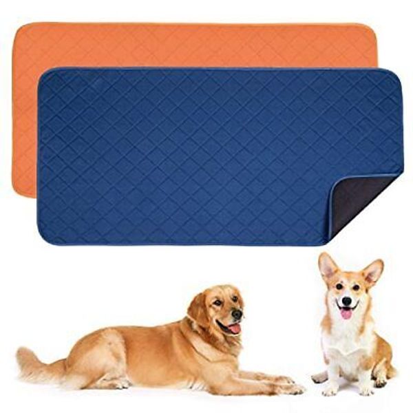 Pet Sheets Washable Urine Mat Set of 2 Large Size 60*120cm Pet Mat for Dogs Cats