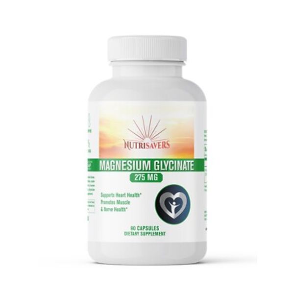 Magnesium Glycinate Chelated for Maximum Absorption, Support Strong Bones 90 Cap