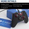 IFYOO V-one Wired USB Gaming Controller Gamepad Joystick for PC (Windows XP/7/8/10/11) & Steam & Android & PS3 - Red