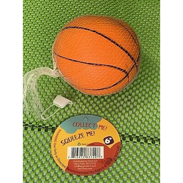 SQUISH-EEZ SCENTED Mini Basketball Foam Squeeze Toy Stress Ball Anxiety Relief