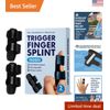 Premium Comfort Trigger Finger Splint Set: Superior Padding for All-Day Relief