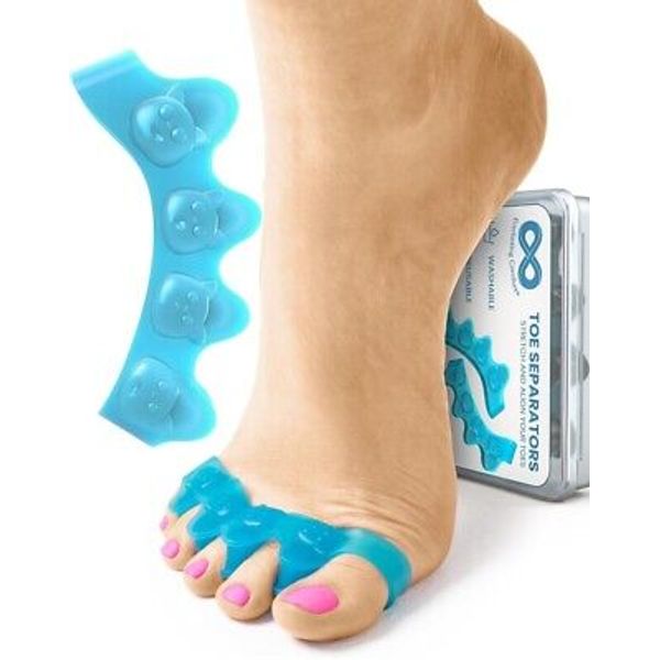 Comfort Toe Spacers and Bunion Corrector for Better Toe Health 2 Set, 4 Total.