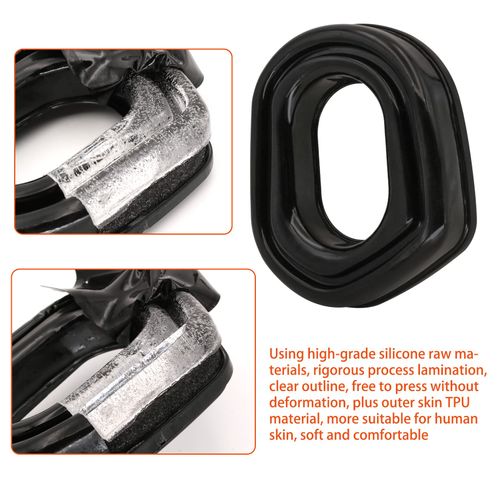 COMBATGEAR Gel earpads replacemnt Compatible with Earmo OPSMEN Electronic Shooting Earmuffs M31 M32 Tactical headsets