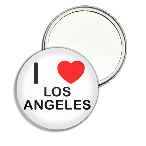 I Love Los Angeles - 55mm Round Compact Mirror