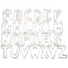 Ateco, 6950 Alphabet Letters-3", Stainless Steel