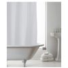 Waffle Shower Curtain With Liner Grey