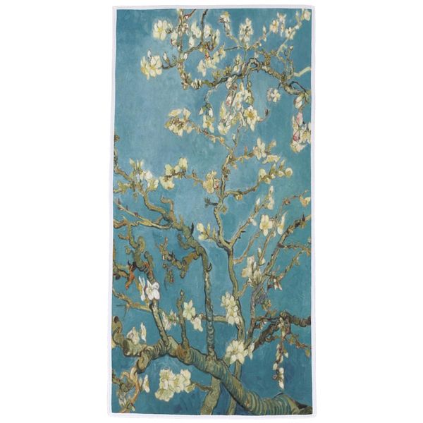 Vhcawsu Blossoming Almond Tree Hand Towel Classic Art Painting Theme Towels Soft Bathroom Hair Drying Towels Highly Absorbent Bath Towel for Spa Gym Sport 16" X 30"