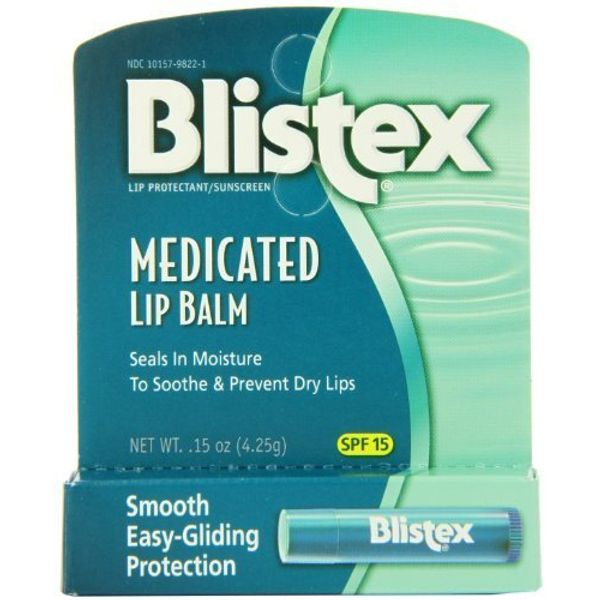 Blistex Medicated Lip Balm, Spf 15, .15-Ounce Tubes (Pack of 1) [Misc.] by "Blistex, I"