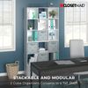 ClosetMaid 9 Cube Wood Stackable Open Bookcase Display Shelf Organizer, White