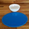 Oval Placemat Set - Gloss Light Pink 2 Placemats Standard 38cm x 28cm