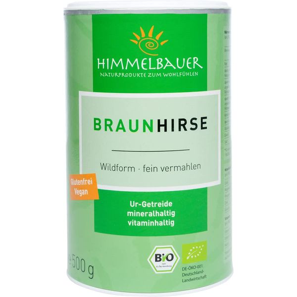 Pack of 6 Organic Brown Millet 500 g Himmelbauer