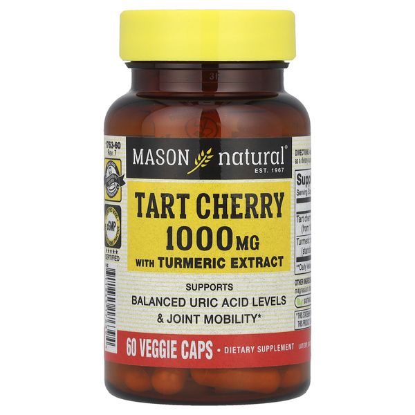 Tart Cherry with Turmeric Extract, 1,000 mg, 60 Veggie Caps