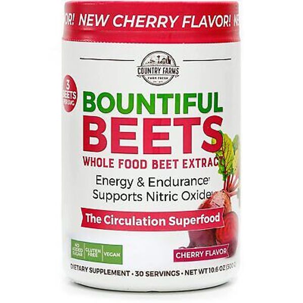 Bountiful Beets Superfood Extract Supports Healthy Circulation Cherry Flavor