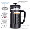 Easyworkz French Press 1000ml Coffee Tea Maker with Borosilicate Glass,Soft Grip Handle