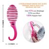 Wet Brush Shower Flex Hair Brush, Pink, 1 Count