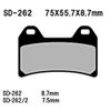 Vesrah SD-262 Brake Pad Organic