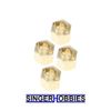 REDCAT RER30380 Wheel Hexes (Brass) (4pcs) ASCENT 18 HH