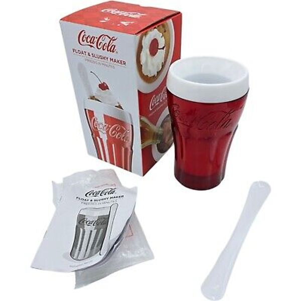 Coca-Cola Float & Slushy Maker Retro Make and Serve Cup/ Freezer Core