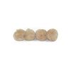 2 Inch Beige Craft Pom Poms 25 Pieces