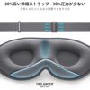 2023 Innovative Unisex Sleeping Eye Mask, 3D Blackout Design Eye Mask for Sleeping, Napping, Meditation, Travel (Grey)