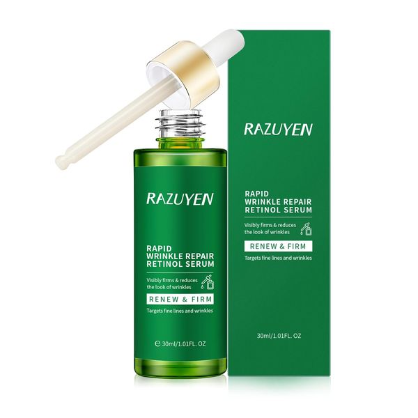 RAZUYEN Retinol Serum for Face, Anti Aging Serum with Peptide for Fine Lines and Wrinkles, Smoothing, Repairing and Hydrating Face Serum, 30ml (1 Fl Oz)