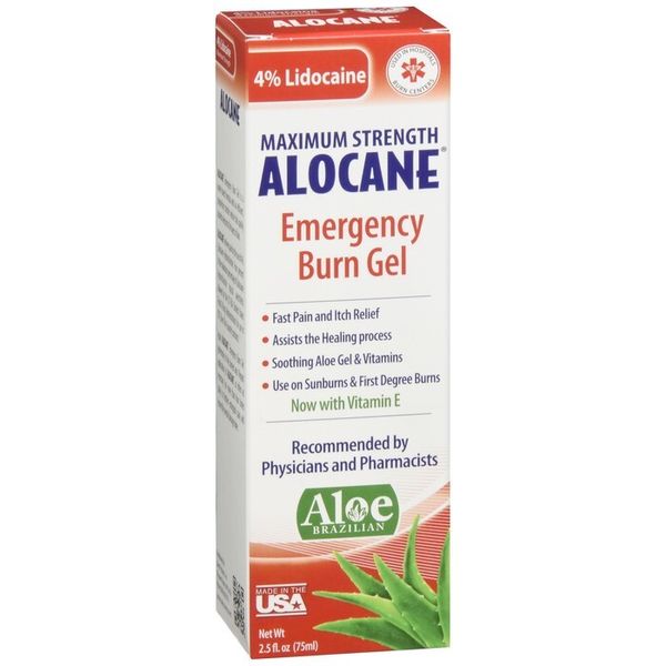 Alocane Emergency Burn Gel Maximum Strength 2.5 OZ