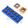 10pcs CNC Carbide Insert Cutter Indexable Lathe Milling Inserts Turning Tools with Box CCMT09t304 CCMT32.5