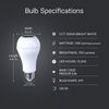 Feit Electric LED Light Bulb with Bluetooth Speaker 800 Lumens 3000K White