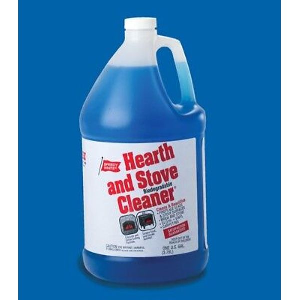 1 Gallon-Speedy White, Fireplace, Hearth & Stove Cleaner, creosote/soot removal!