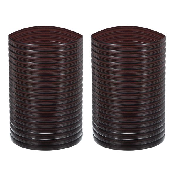 PATIKIL Wicker Repair Kit, 459FT Rattan Fix Kit Plastic Flat Weaving Replacement for Rattan Furniture Patio Chair Sofa Couch 2.2LB, Black