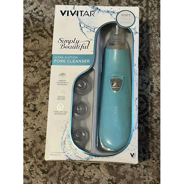 Vivitar Simply Beautiful Ultra Suction Pore Cleanser. New. Batteries Included