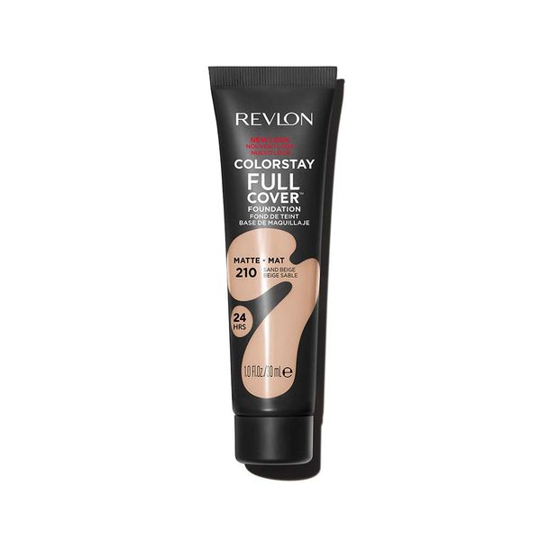 Revlon Color Stay Full Cover Foundation N 210 Sand Beige (Color Image: Healthy Skin Tone, SFP10) 1.1 fl oz (30 ml)