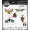 Sizzix Thinlits Die Set 5PK Funky Insects by Tim Holtz, 665364, Multicolor, One Size